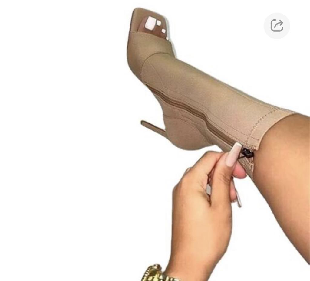Open Toe Heel Boot