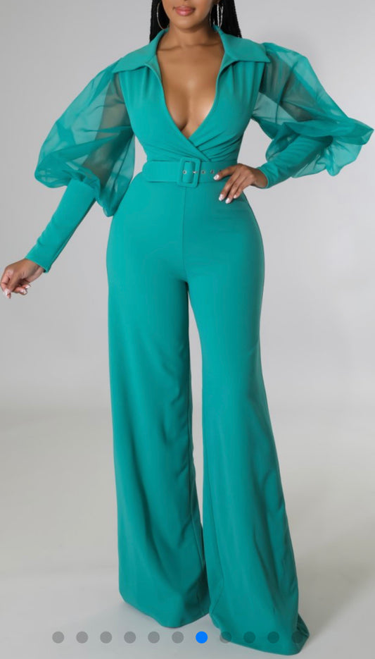 Jade Green Jumpsuit